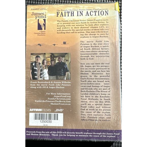 The Angus Buchan Faith in Action Story Maintaining the Cause of the Orphan DVD - Picture 3 of 3